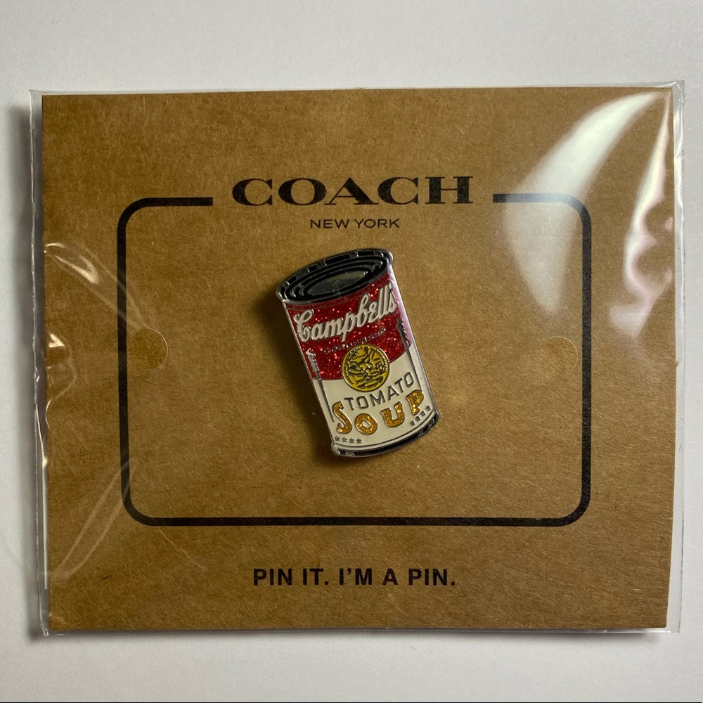 Coach Campbell’s Soup Pin